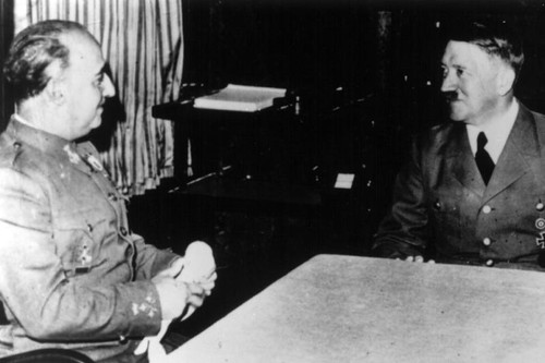 Entrevista Franco-Hitler durante la II Guerra Munidial