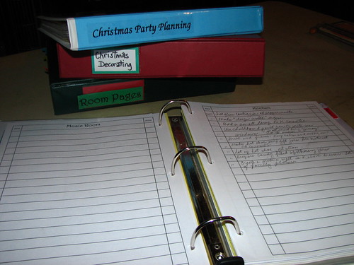 Christmas Notebook...and other binders