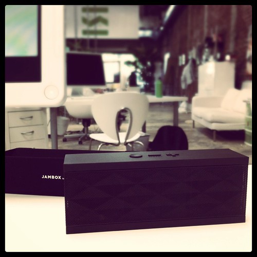 I received my @Jawbone #JAMBOX over the weekend and the sound is amazing, completely wireless