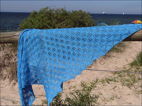 shetland triangle shawl 2