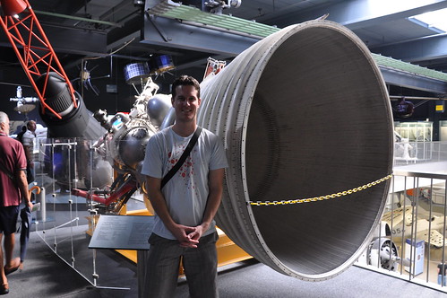 Munich - A Saturn V rocket engine