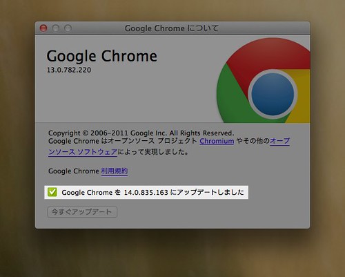 Google Chrome について