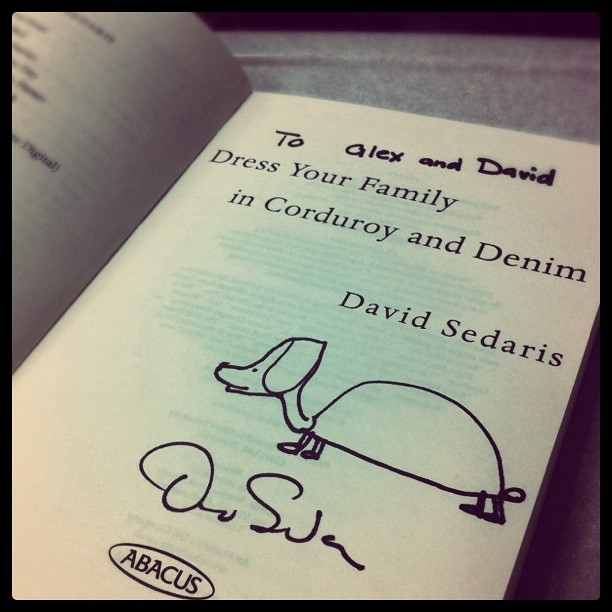 David Sedaris Signature