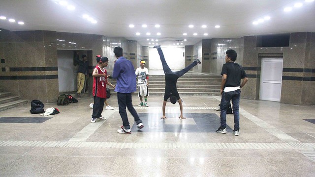 City Culture – B-boying, Connaught Place Subway