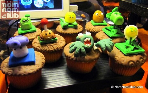 Plants and Zombies Cupcakes