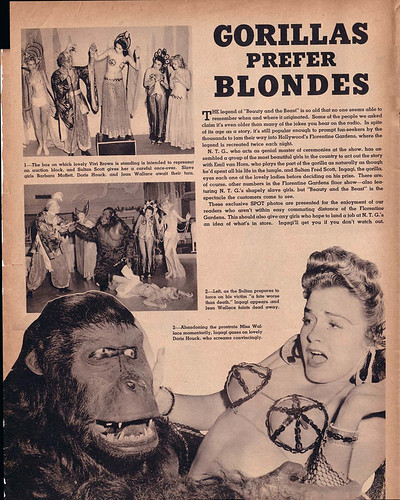 GORILLAS PREFER BLONDES - SPOT magazine April 1941