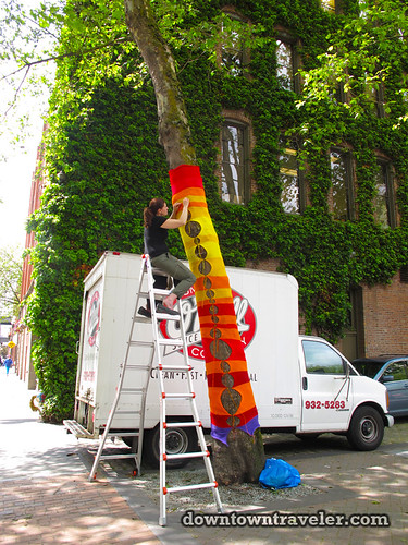 Seattle knit trees public art 8