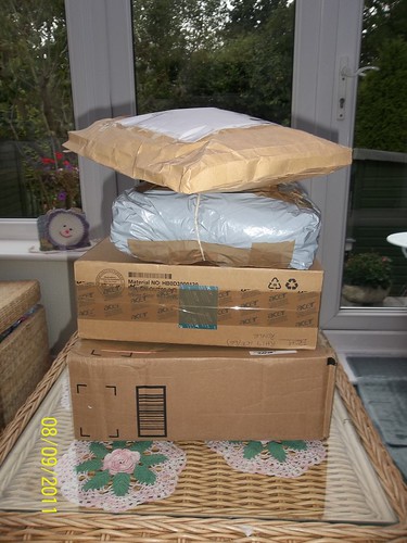 At 7.30 am this morning, these arrived! I had to wait until later on in the day before I could open them.
