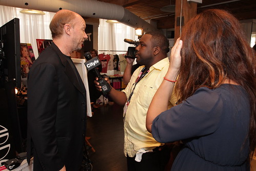 Paul Haggis is interviewed at the IT Lounge