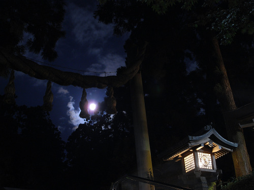 中秋の名月は厳かにお月見を『観月祭』＠大神神社