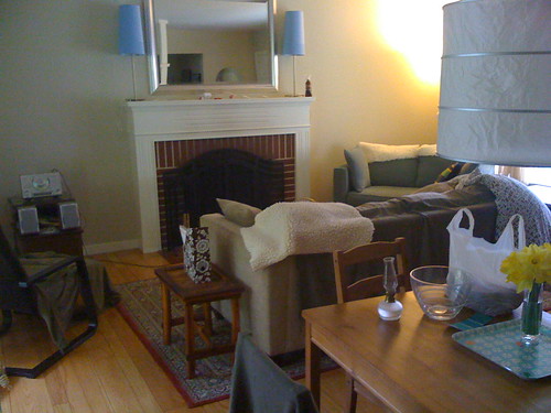 Living room, spring 2009