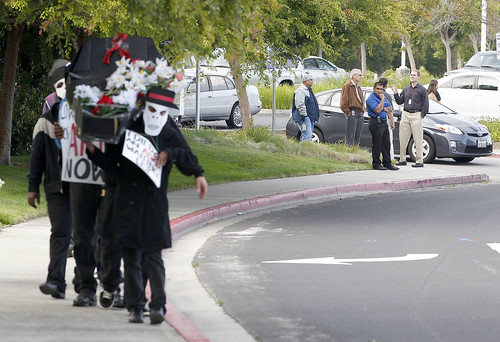 AIDS Protesters in Foster City