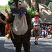 Chip (or Dale) at the parade at Disney's Animal Kingdom