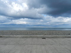 A cloudy Thursday afternoon on Bray Seafront