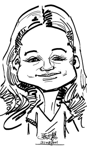 digital live caricature on HTC Flyer for HTC Weekend - Day 2 - 26
