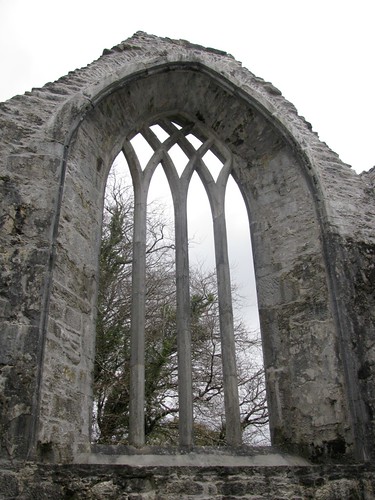 A window at Mucross Abbey, Killarney, Ireland, David Hohl, University College Cork, Spring 2011.