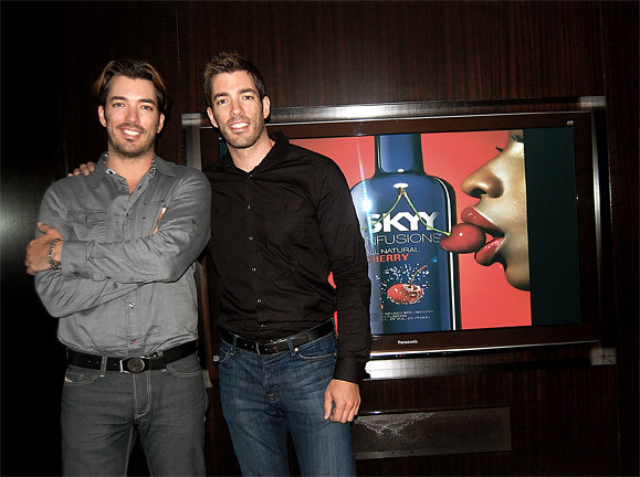 The Property Brothers at the SKYY Cocktail Countdown
