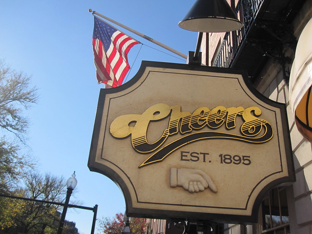 Cheers Bar in Boston Massachusetts "Where Everybody Knows Your Name"