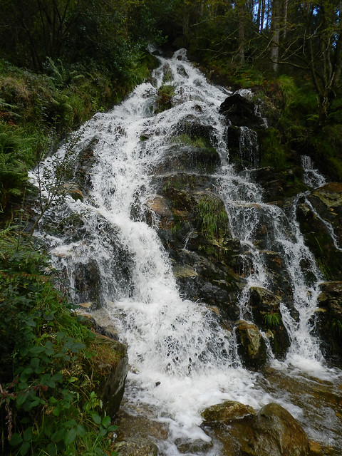At Ballinafunshoge waterfall (Glenmalure, Co. Wicklow)