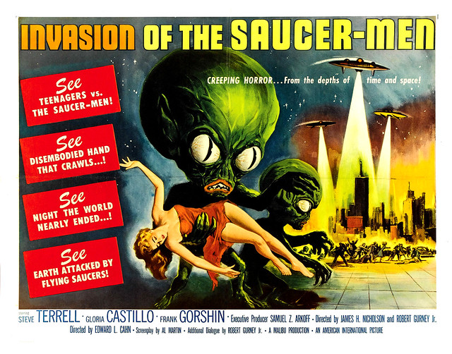 Albert Kallis - Invasion of the Saucer-men (American International, 1957) Half Sheet