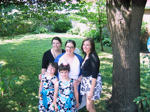 Fran, nieces, and the girls