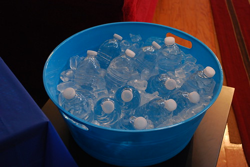 Water for those who don't like blue drinks