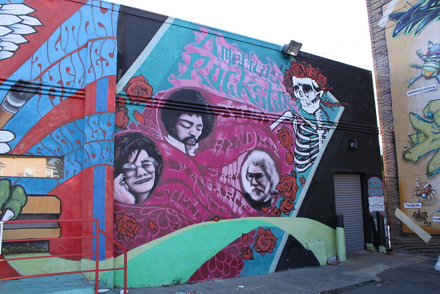 Painted wall in Haight-Ashbury