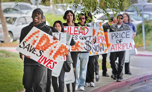 AIDS Drug Pricing Protest