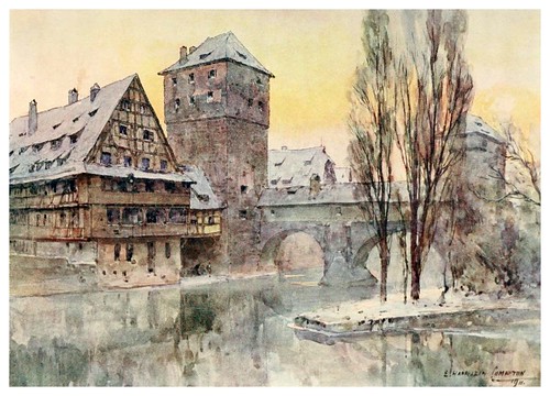009-Nuremberg-Henkersteg-Germany-1912- Edward y Theodore Compton ilustradores