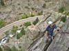 Russ Climbing to Top O Cob