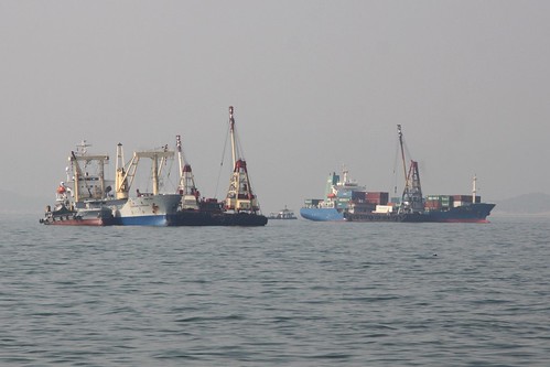 Midstream cargo handling off Lamma Island, Hong Kong