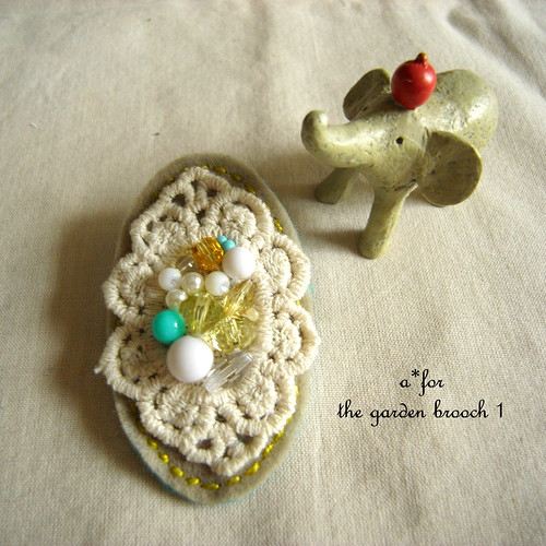 a*for...the garden brooch 1