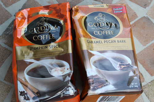 Godiva fall coffees