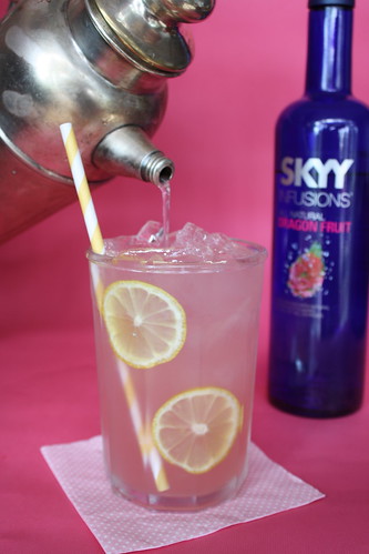 Dragonfruit Lemonade Cocktail