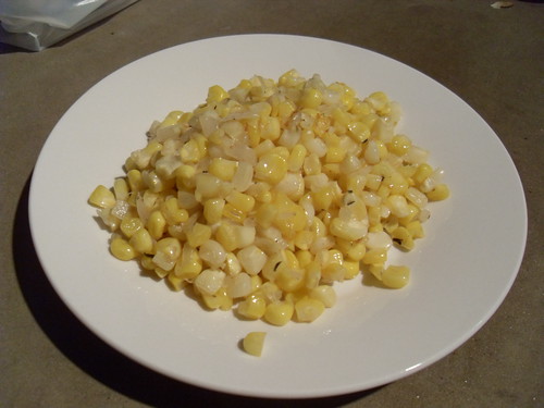 Caramelized Corn with Shallots