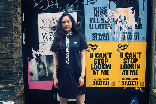 Queens Of Sounds Anagram Polo Dress - <span class=