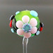 Pikalda : Handmade lampwork glass beads SRA =Ladybug=Single Bead=
