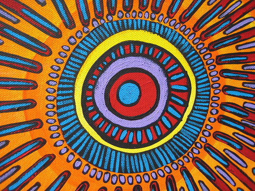 Bang! Original Mandala Painting Transformative Art