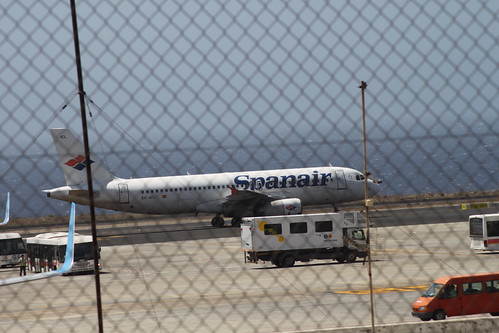 Spanair A320 EC-ICL @ Tenerife Sur Airport