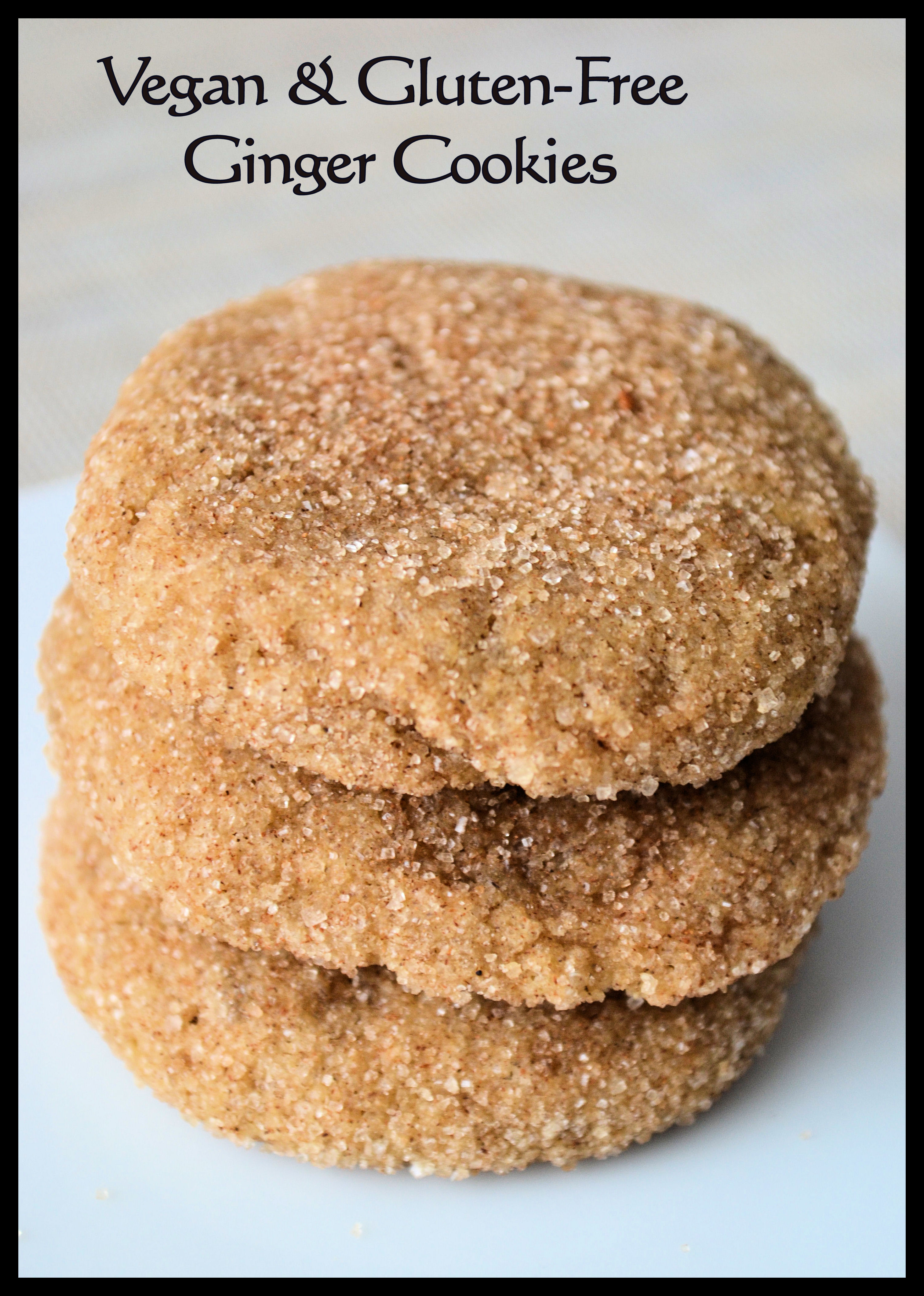 Vegan & Gluten-free Ginger Cookies 1
