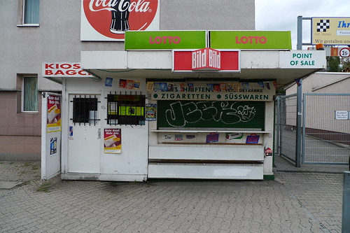 Kiosk in Rödelheim als Beispiel für Miniarchitektur