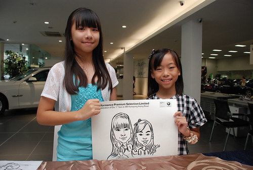 Caricature live sketching for Performance Premium Selection first year anniversary - day 2 - 28