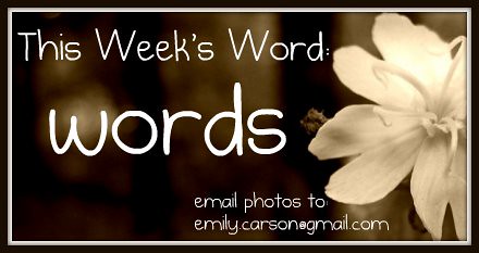 This week, Words