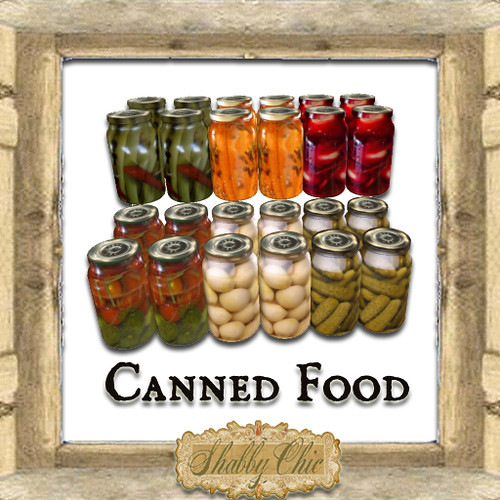 Shabby Chic Canned Food by Shabby Chics