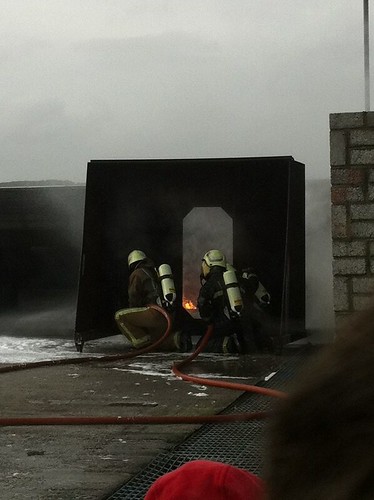 Firefighting training at National Maritime College, Ringaskiddy, Cork. by despod