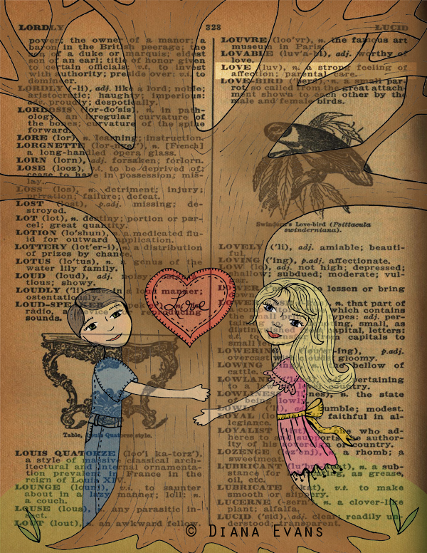 1940 dictionary page love 2