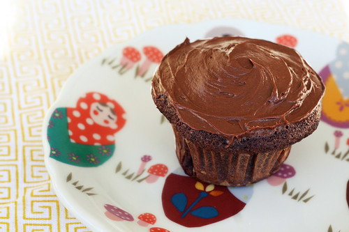 Gluten-Free Chocolate Cupcake with Vegan Chocolate Frosting