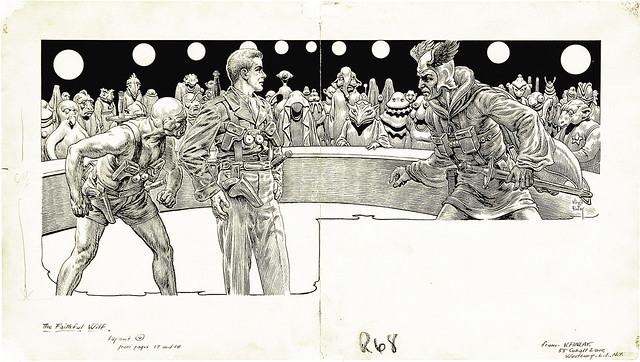 Virgil Finlay - 81, Galaxy #123, June, 1963 Illustration Original Art (Galaxy, 1963).