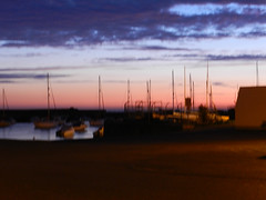 Sunrise in Bray harbour