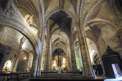 In the church. San Vicente de la Barquera. Cantabria. Dentro de la iglesia